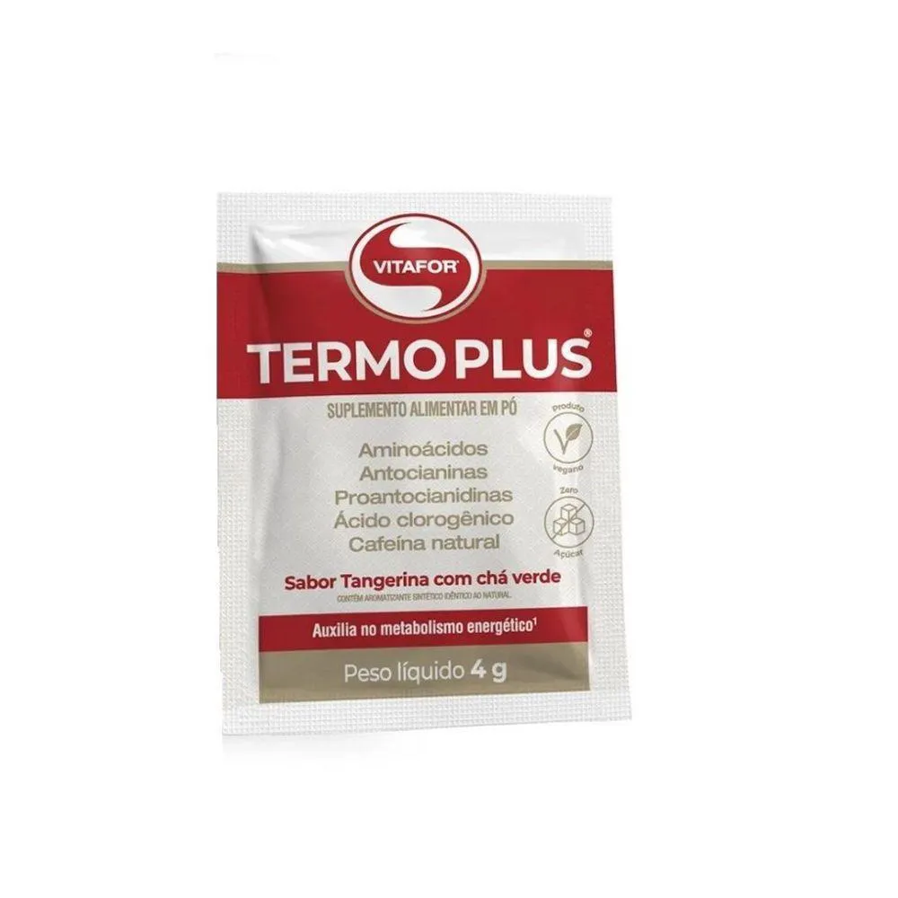 TERMO PLUS SACHê 4G SABOR TANGERINA COM CHá VERDE