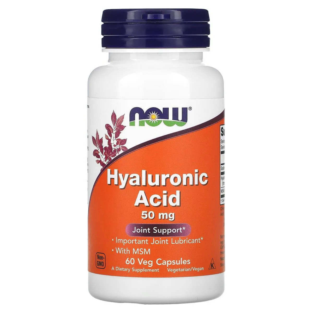 ACIDO HIALURONICO 50MG 60 CAPSULA VEGANA - NOW FOODS