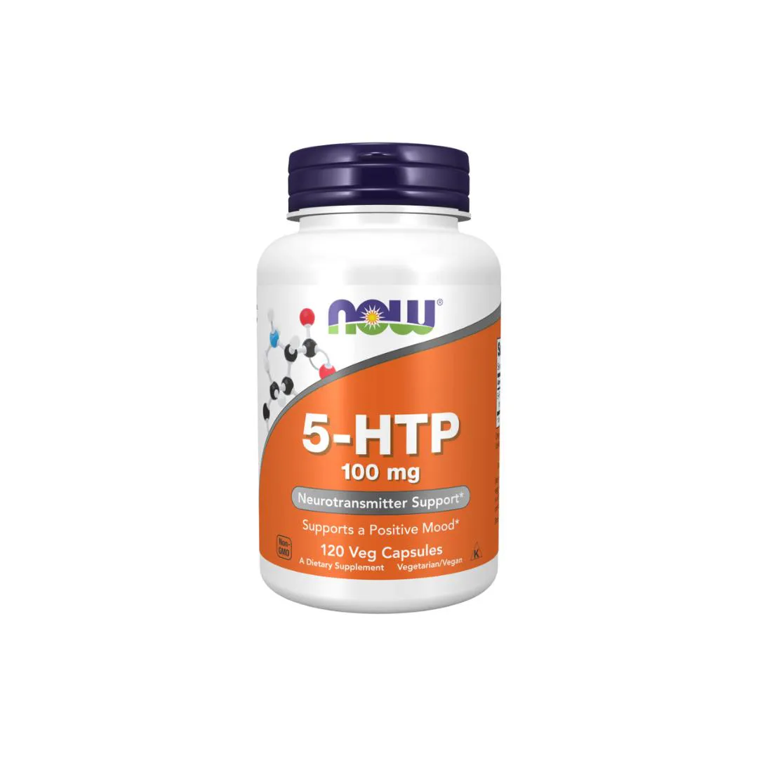 5HTP 100MG 120 CAPS NOW FOODS IMPORTADO ORIGINAL (5 HTP)