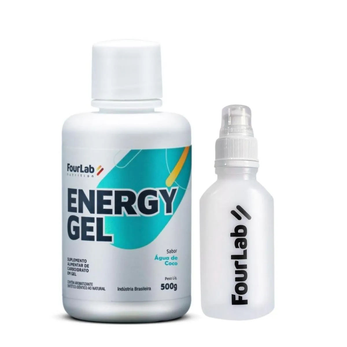 FOURLAB ENERGY GEL GARRAFA REFIL 500G S LACTOSE GLUTEN VEGAN