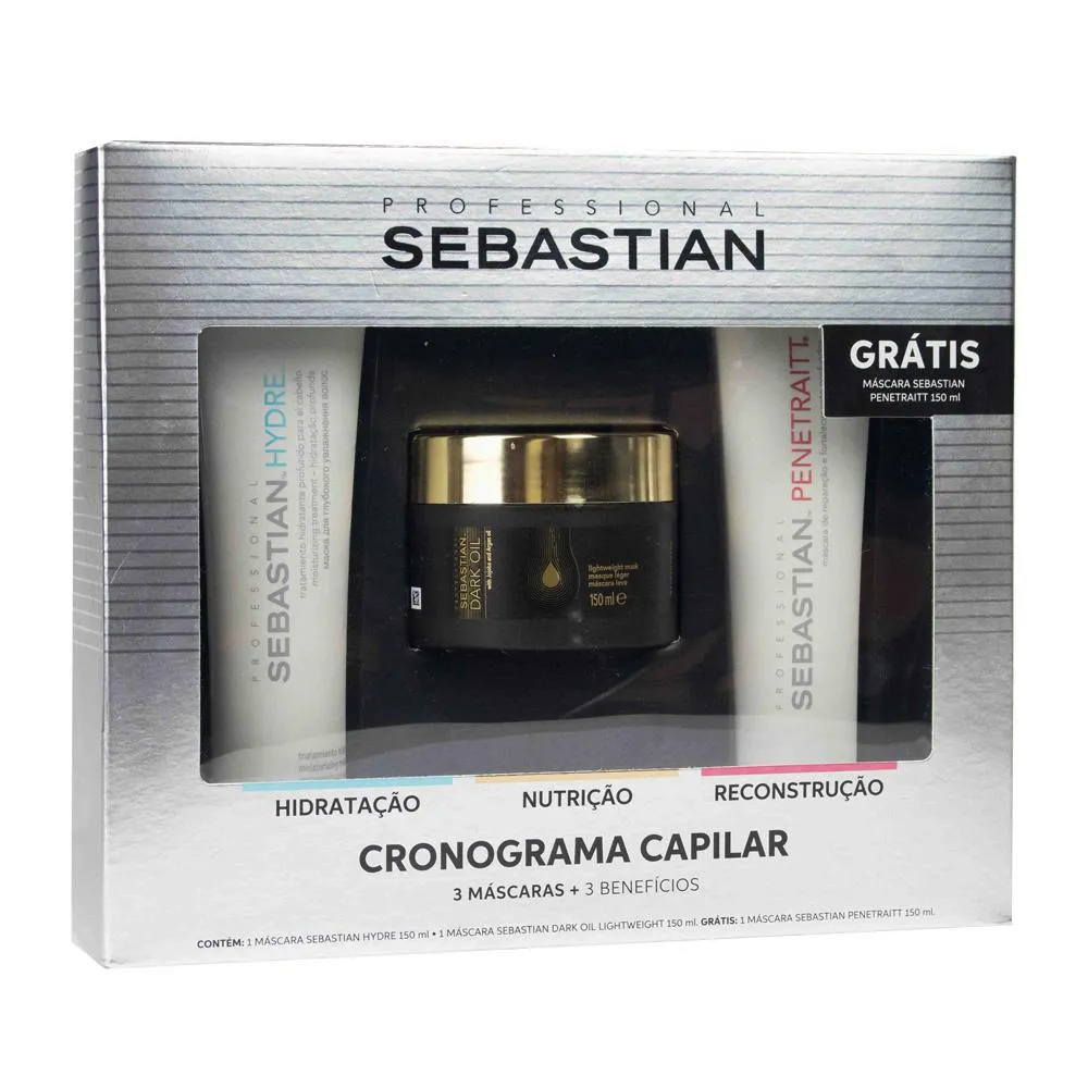 KIT SEBASTIAN PROFESSIONAL CRONOGRAMA CAPILAR + MáSC 150ML