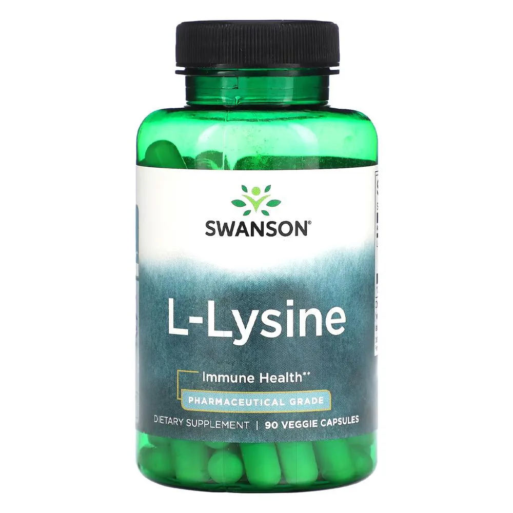 AJIPURE L-LISINA 500MG SWANSON 90 CáPSULAS IMPORTADO