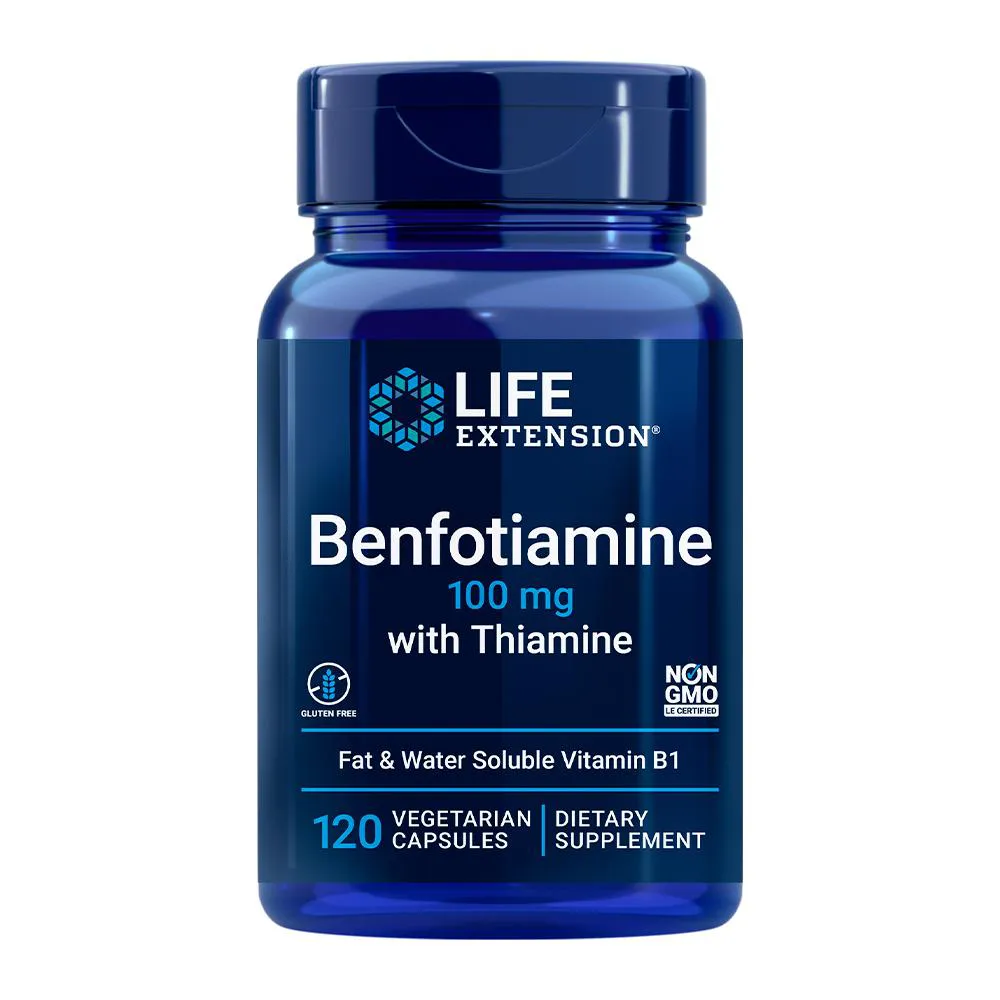 BENFOTIAMINA TIAMINA LIFE EXTENSION 120 CAPS IMPORTADO