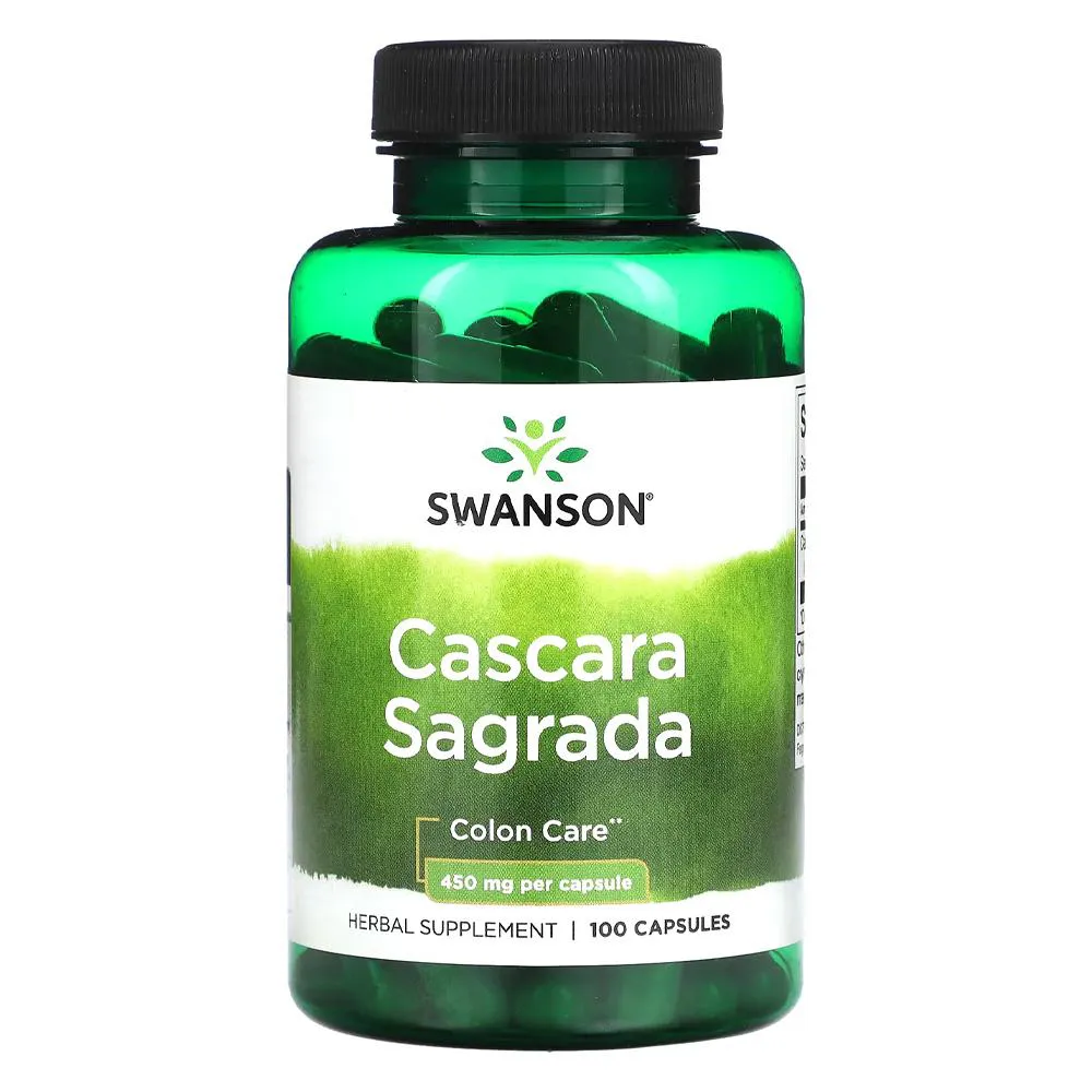 CASCARA SAGRADA 450MG SWANSON 100 CAPSULAS IMPORTADO