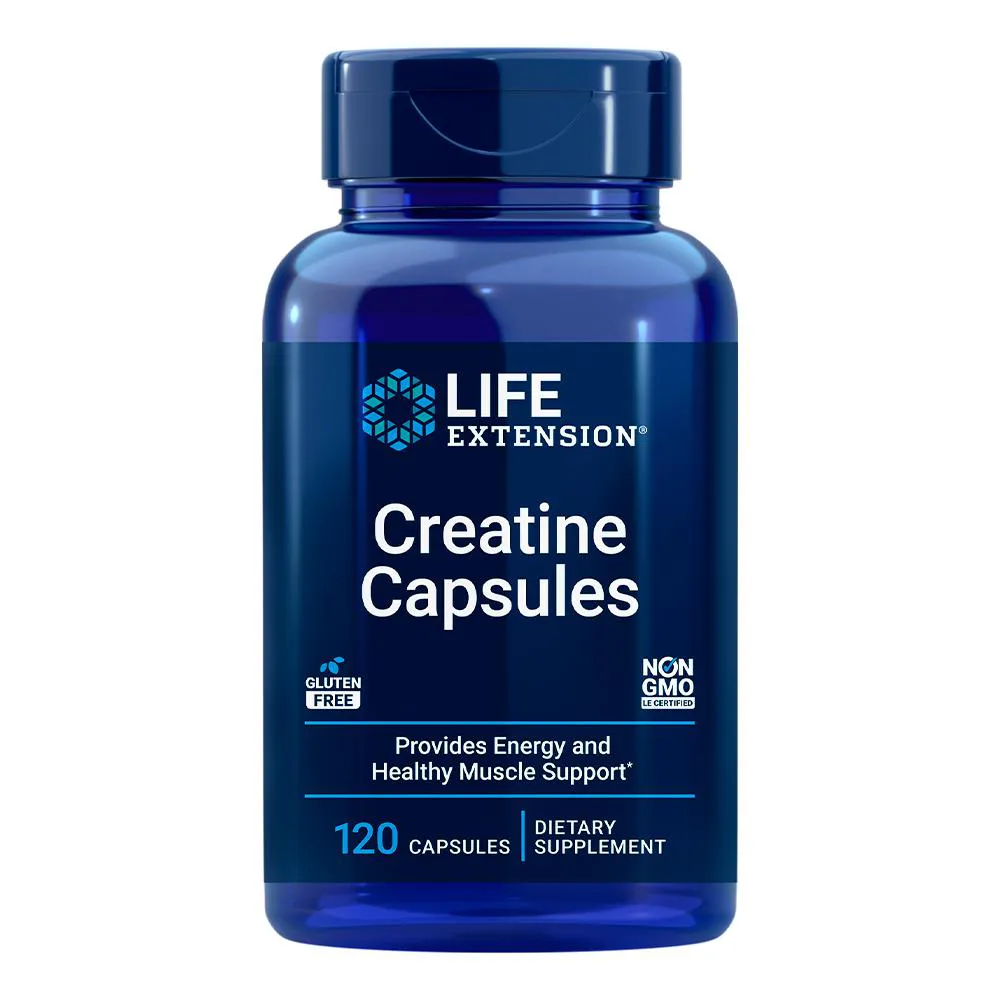 CREATINA CAPSULAS LIFE EXTENSION 120 CAPSULAS IMPORTADO