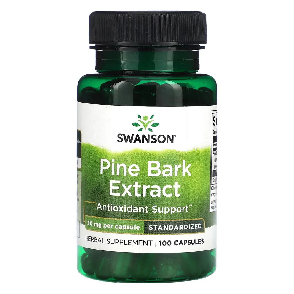 EXTRATO CASCA PINHEIRO 50MG SWANSON 100 CAPS IMPORTADO