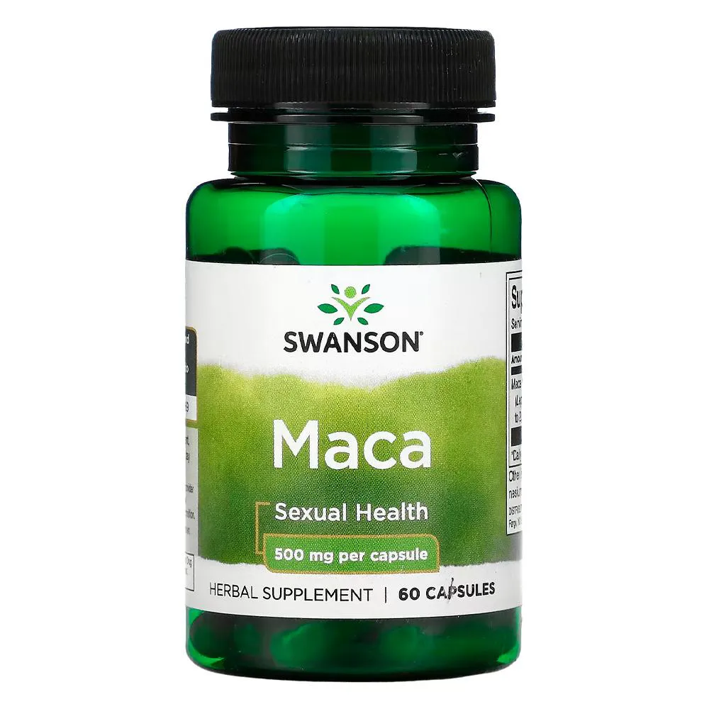EXTRATO MACA 500 MG SWANSON 60 CAPSULAS IMPORTADO