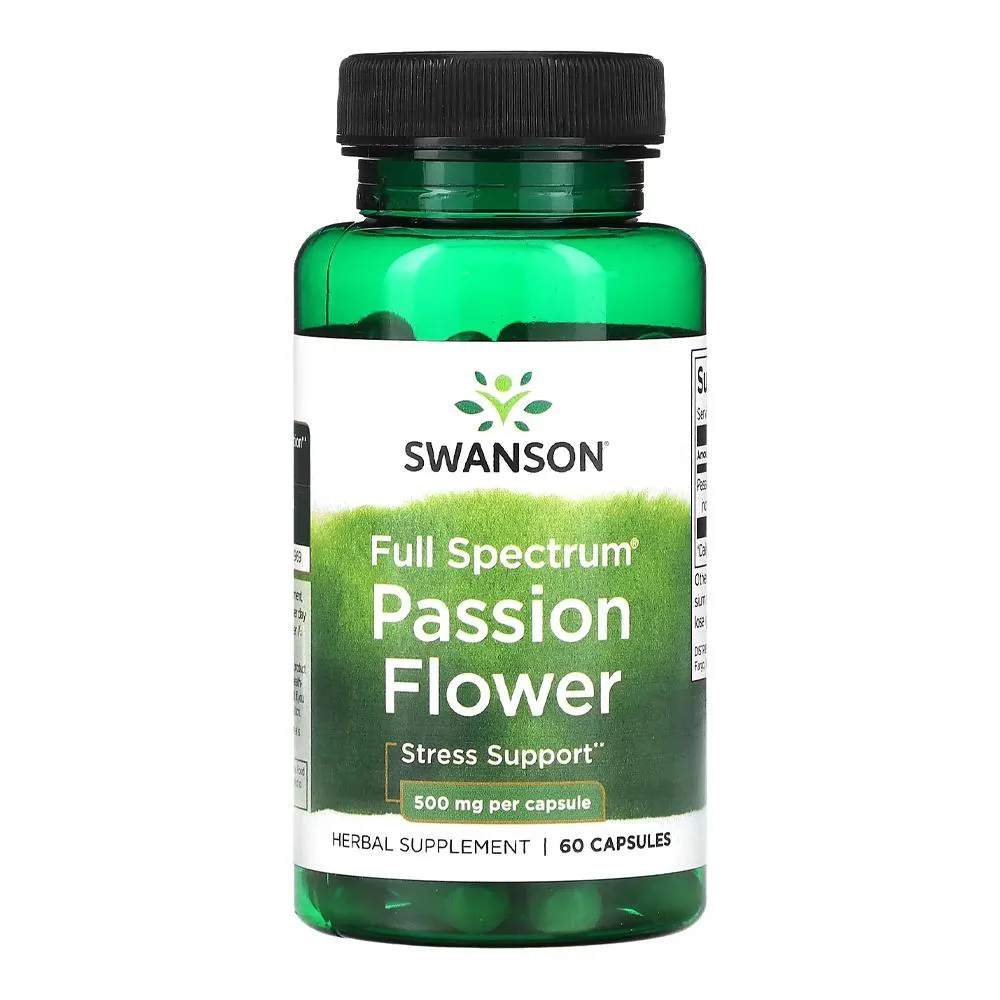 FLOR DA PAIXãO 500MG SWANSON 60 CAPSULAS IMPORTADO