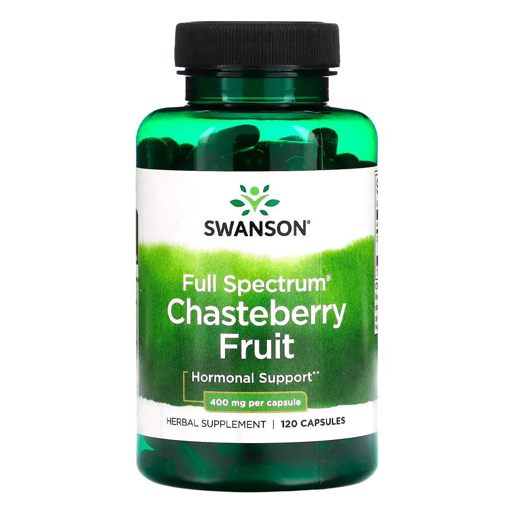 FRUTA AGNOCASTO 400MG SWANSON 120 CAPSULAS IMPORTADO