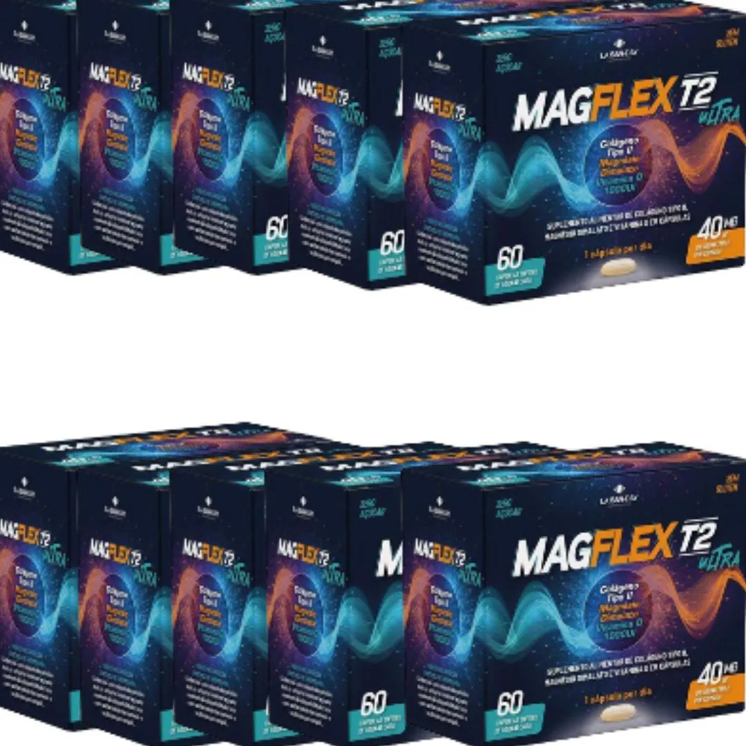 KIT 10X MAGFLEX T2 ULTRA 40MG COM 60 CáPSULAS - LA SAN DAY