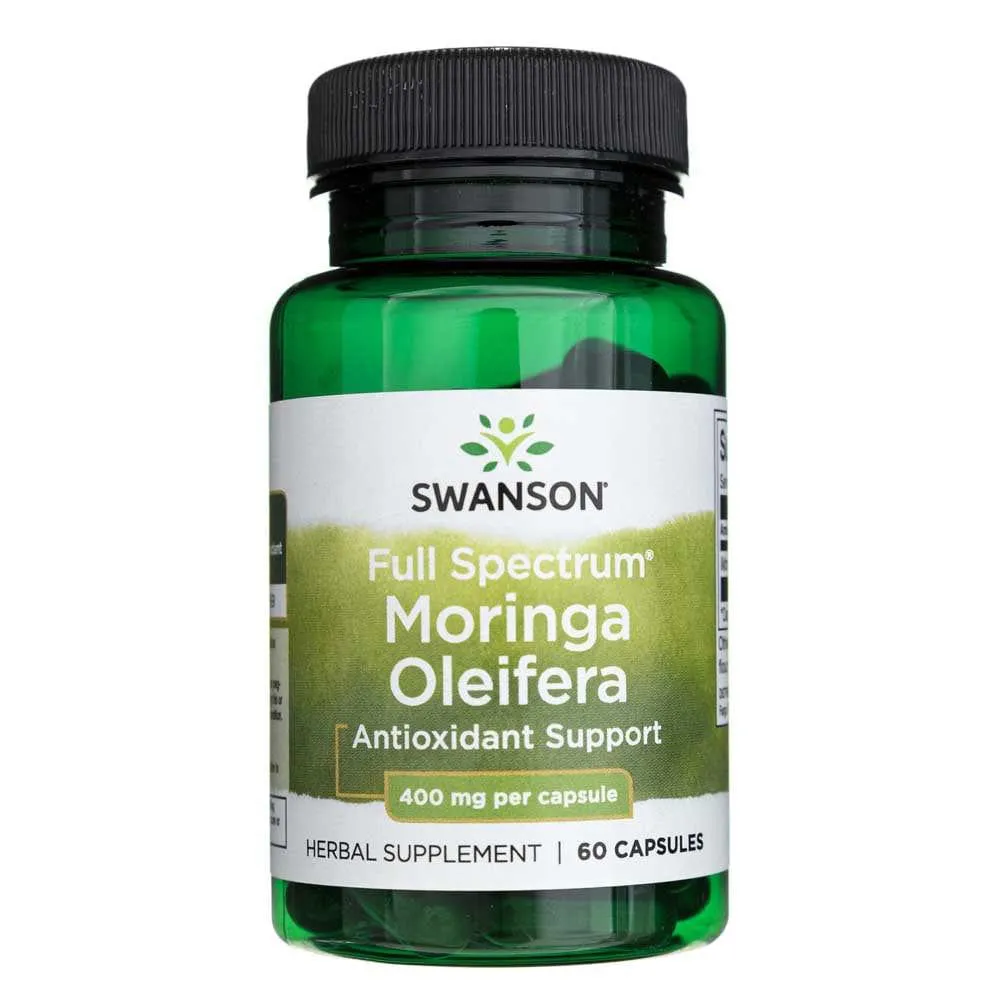 M.ORINGA OLEIFERA 400MG SWANSON 60 CAPSULAS IMPORTADO