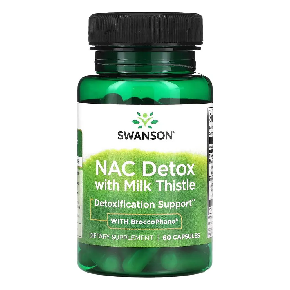 NAC DETOX COM C.ARDO MARIANO SWANSON 60 CAPS IMPORTADO