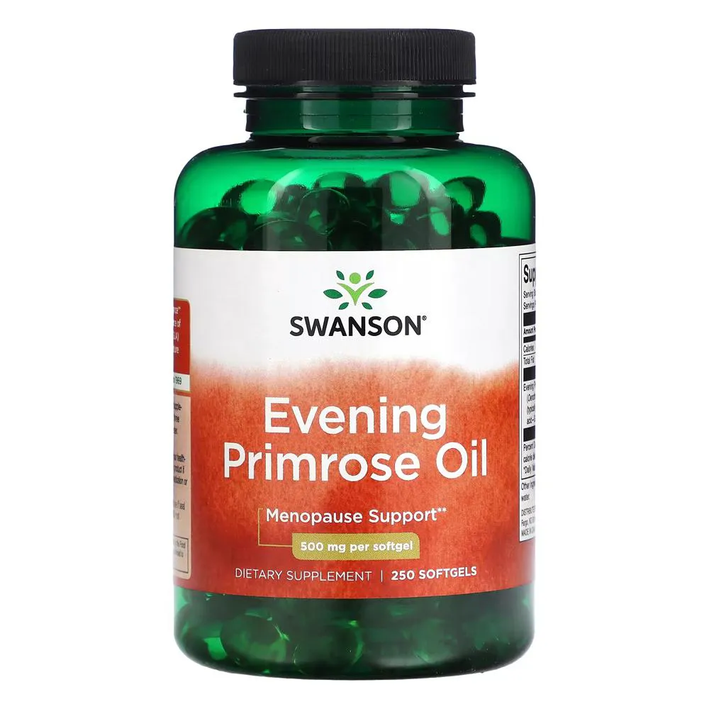 ÓLEO DE PRíMULA 500MG SWANSON 250 SOFTGELS IMPORTADO