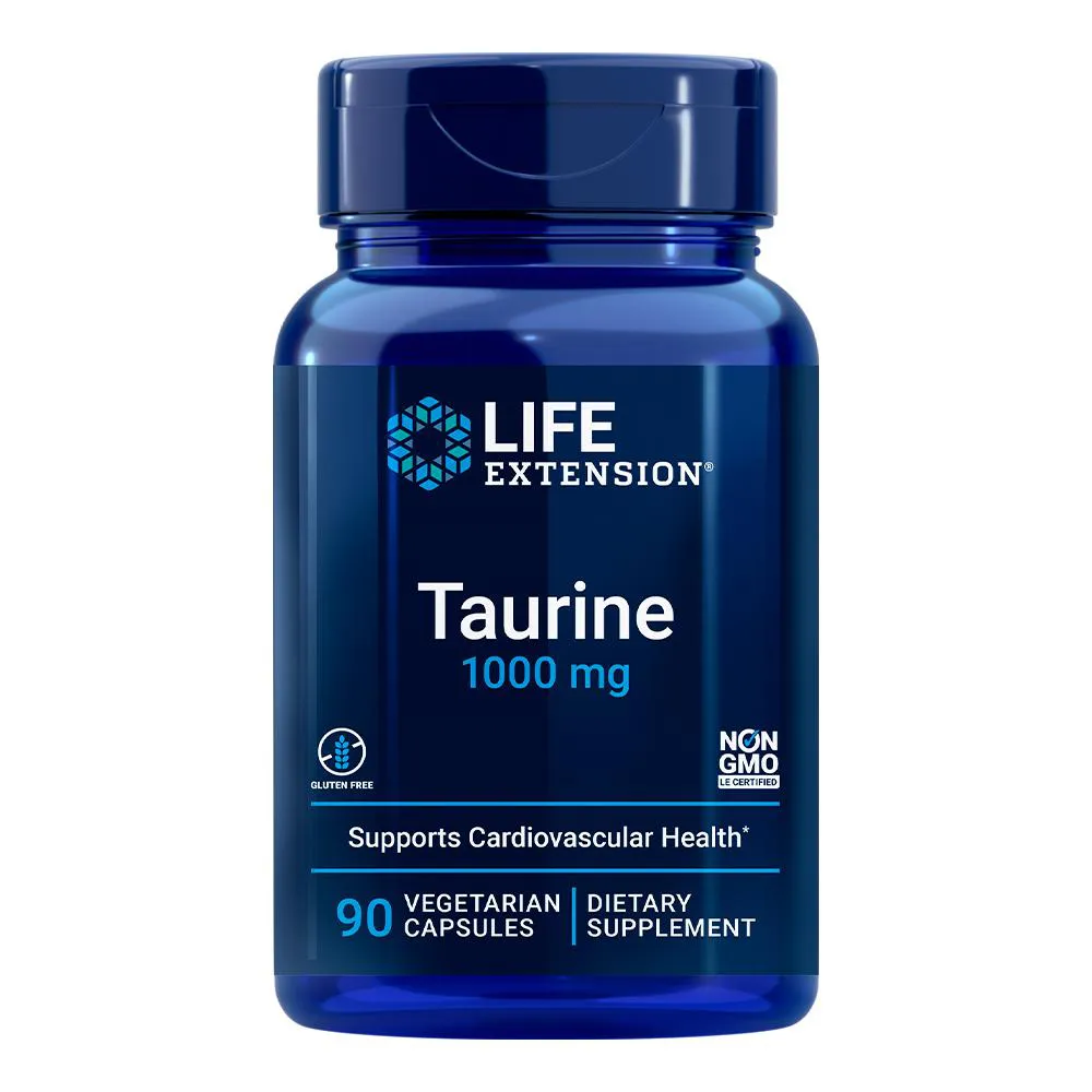 TAURINA 1000MG LIFE EXTENSION 90 CAPSULAS IMPORTADO