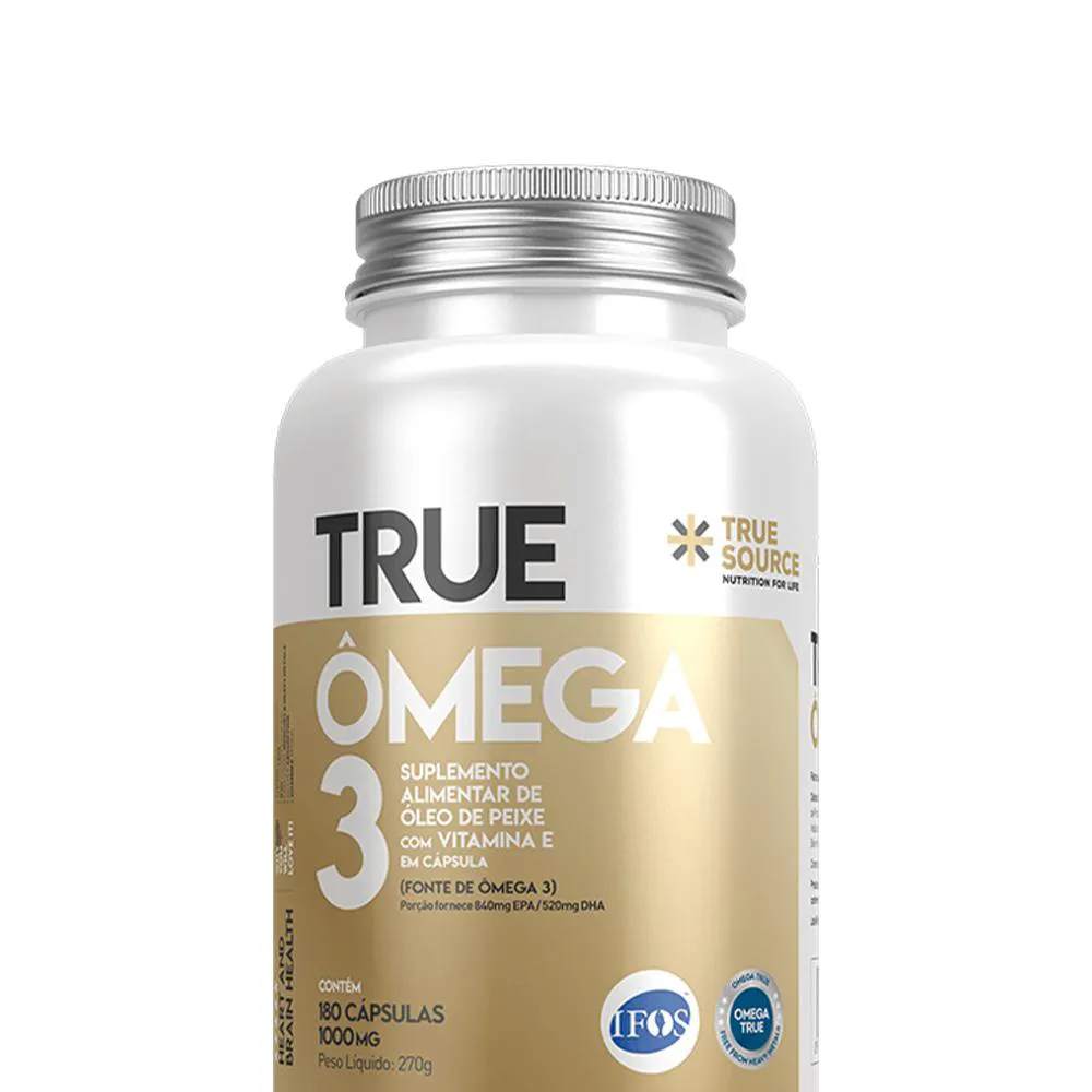 TRUE ÔMEGA 3 (180 CáPSULAS) TRUE SOURCE