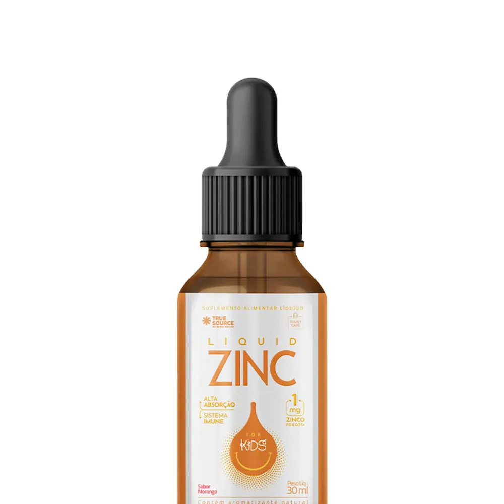 ZINC LIQUID TRUE SOURCE (30ML) MORANGO