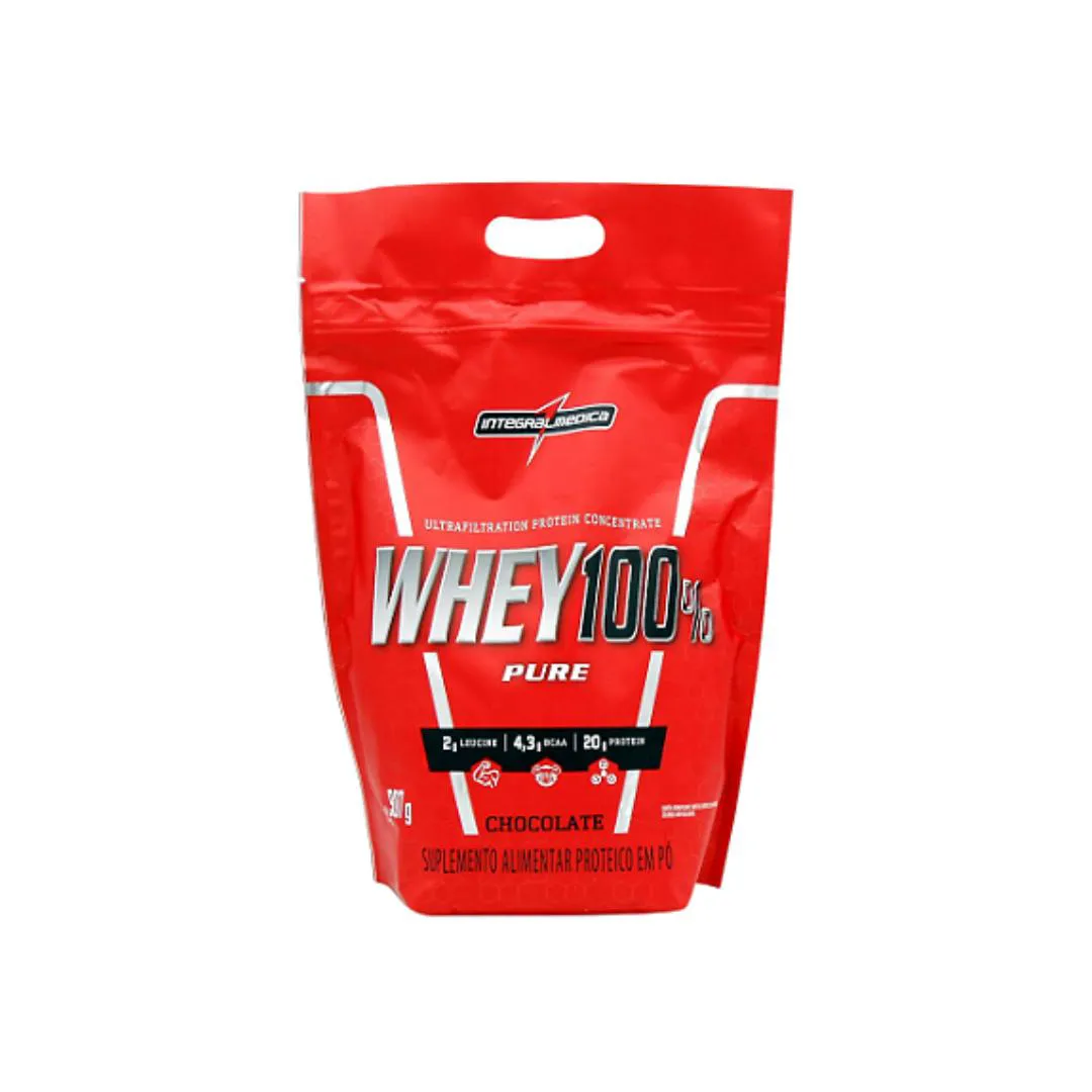 REFIL WHEY 100% - 900 G - INTEGRALMEDICA 900g Chocolate