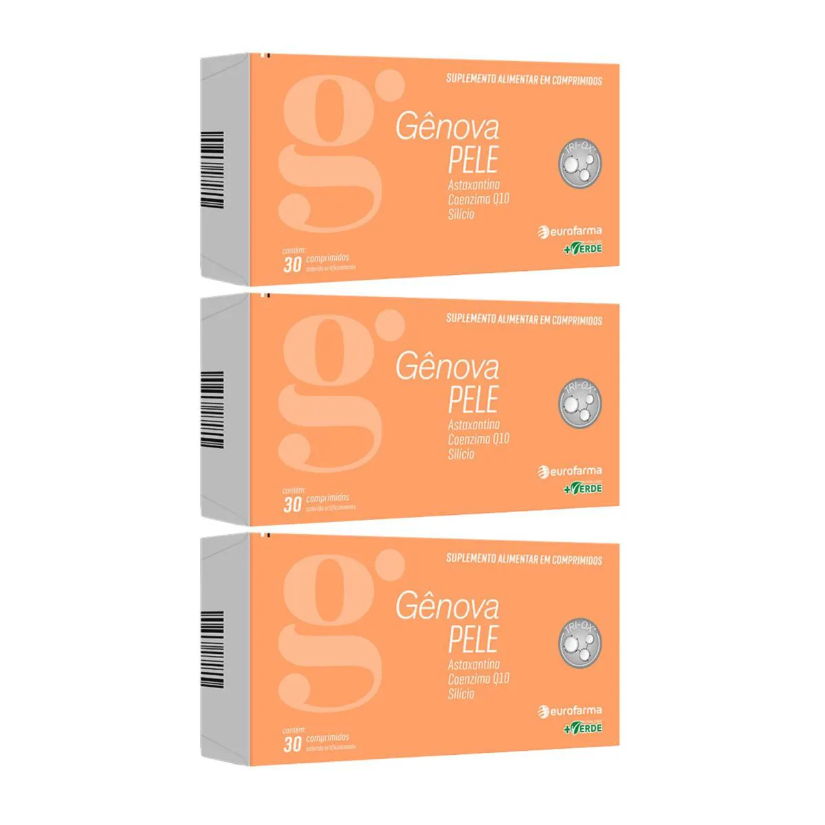 KIT C3 GENOVA PELE VITALIDADE DENTRO PARA FORA - EUROFARMA