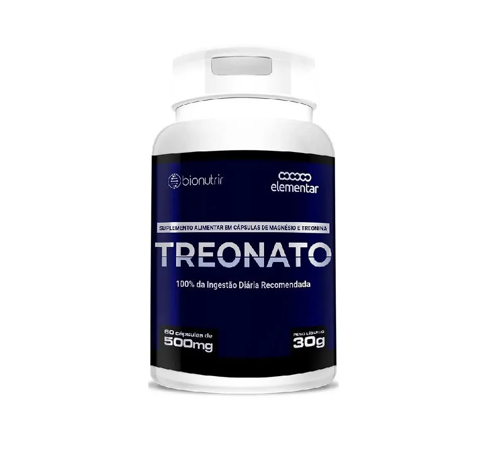 MAGNéSIO TREONATO 500MG (60 CAPS) - PADRãO: ÚNICO
