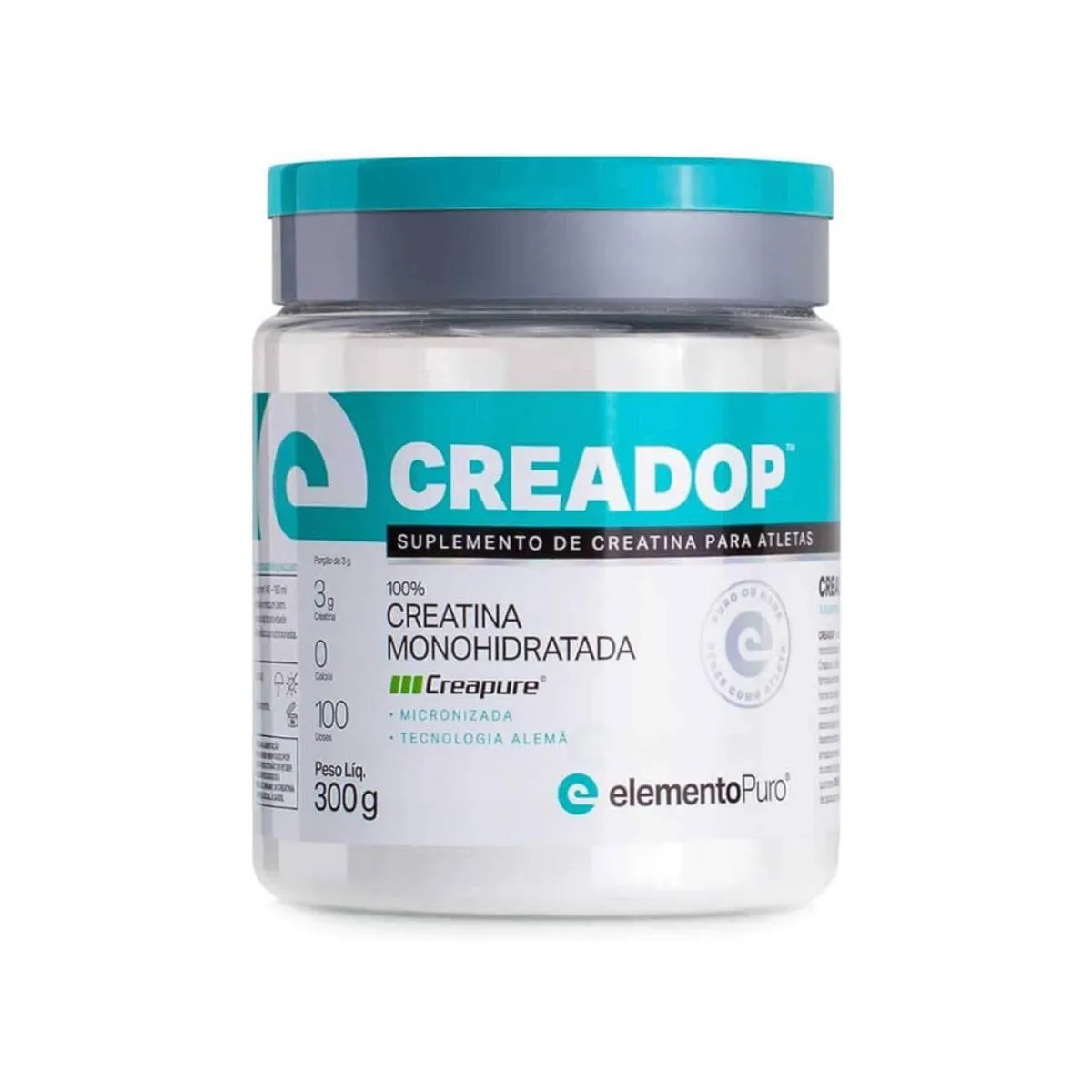 SUPLEMENTO ALIMENTAR CREATINA CREAPURE 300G - ELEMENTO PURO