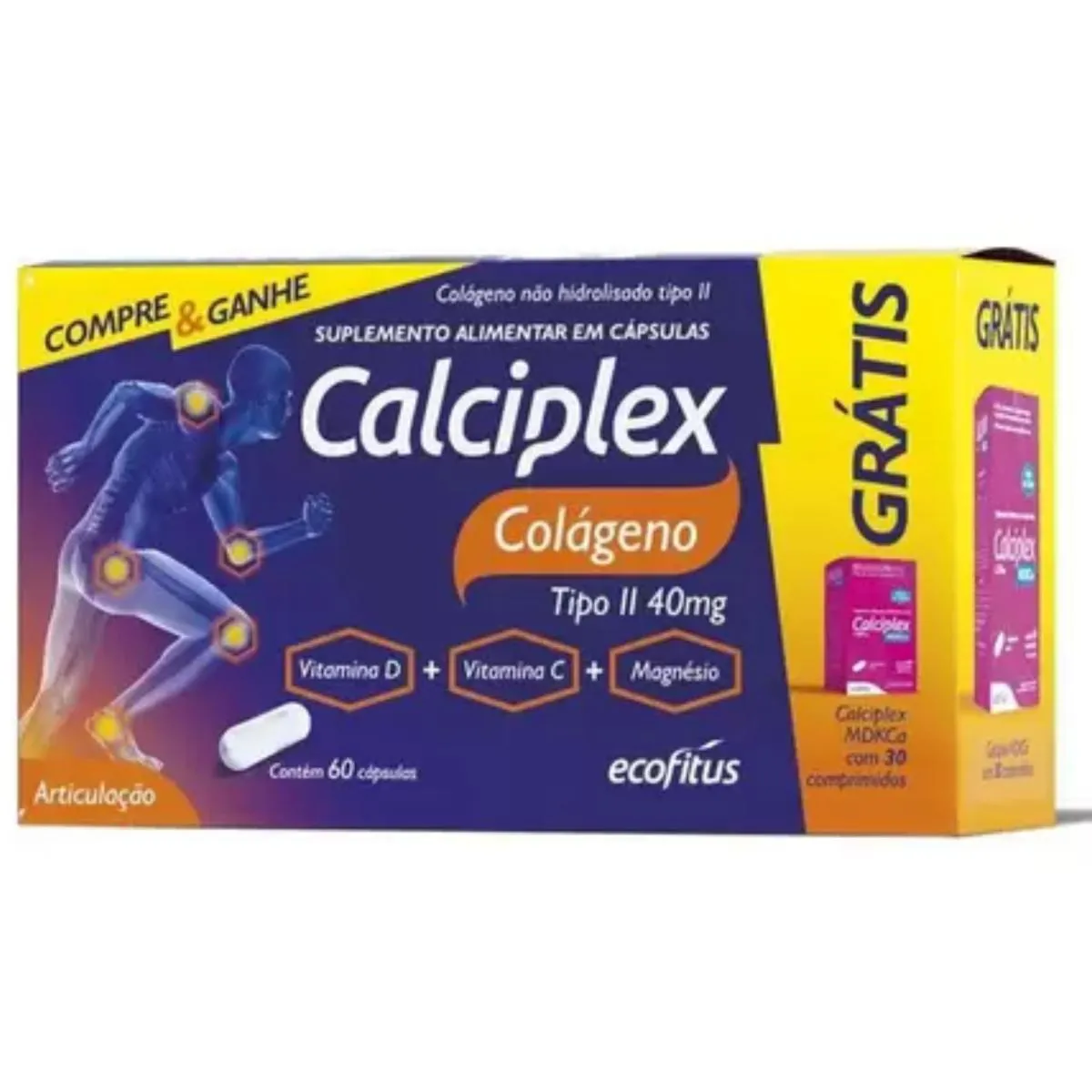 SUPLEMENTO CALCIPLEX COLáGENO TIPO II + MDKCA – ECOFITUS