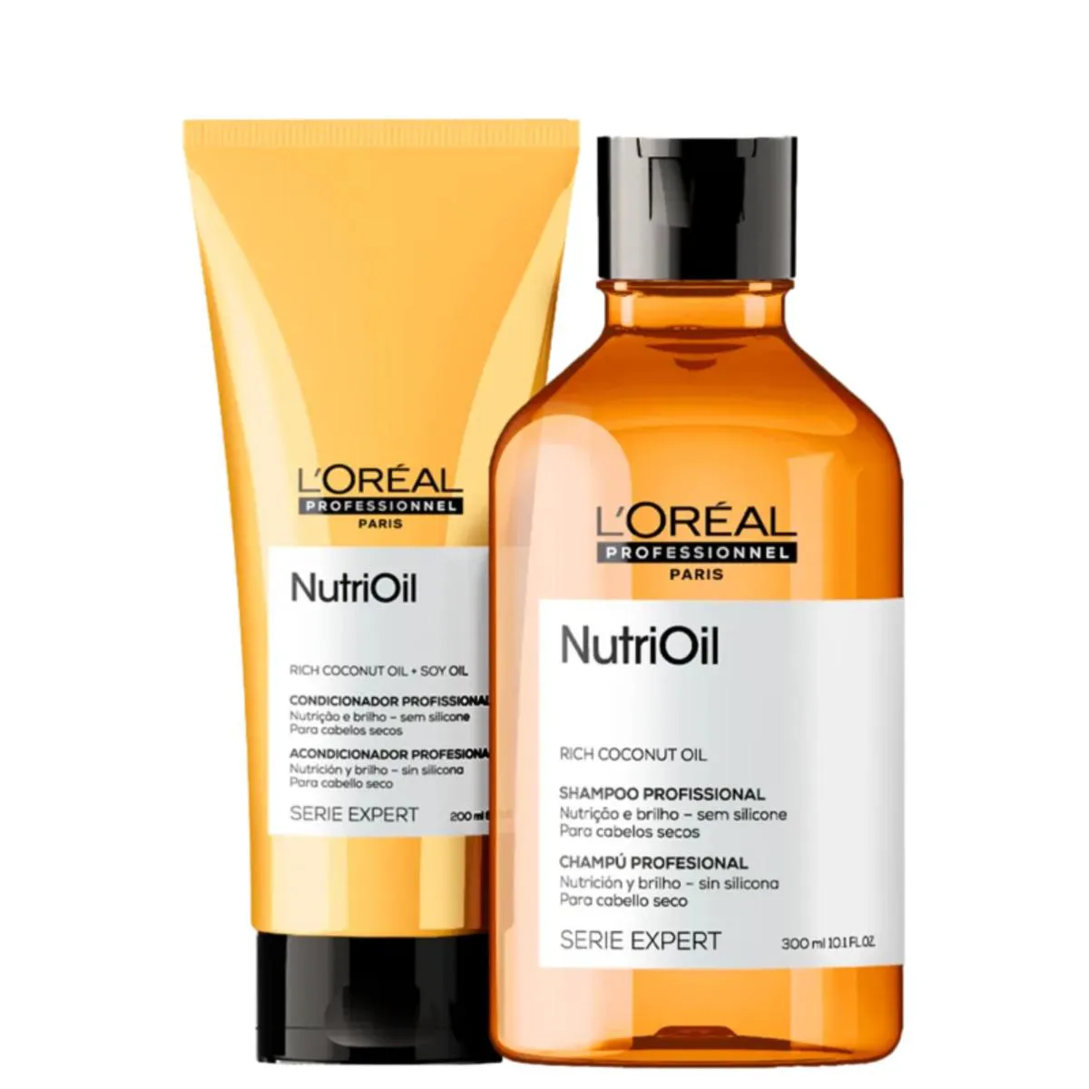 KIT LORéAL NUTRIOIL SHAMPOO 300MLS+ CONDICIONADOR 200MLS