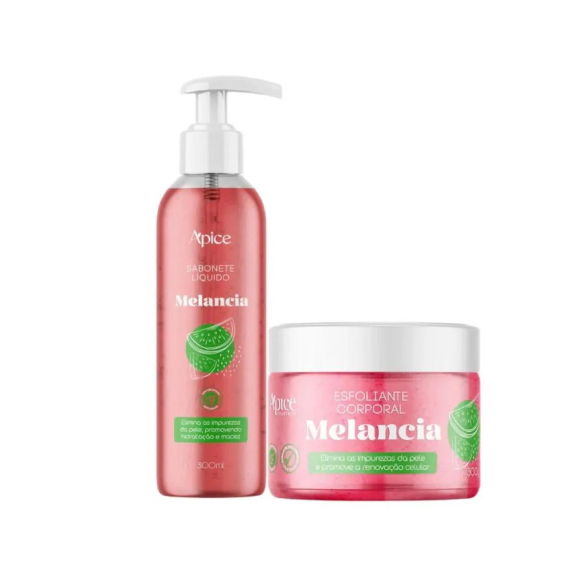 APICE KIT CORPORAL - SABONETE E ESFOLIANTE MELANCIA