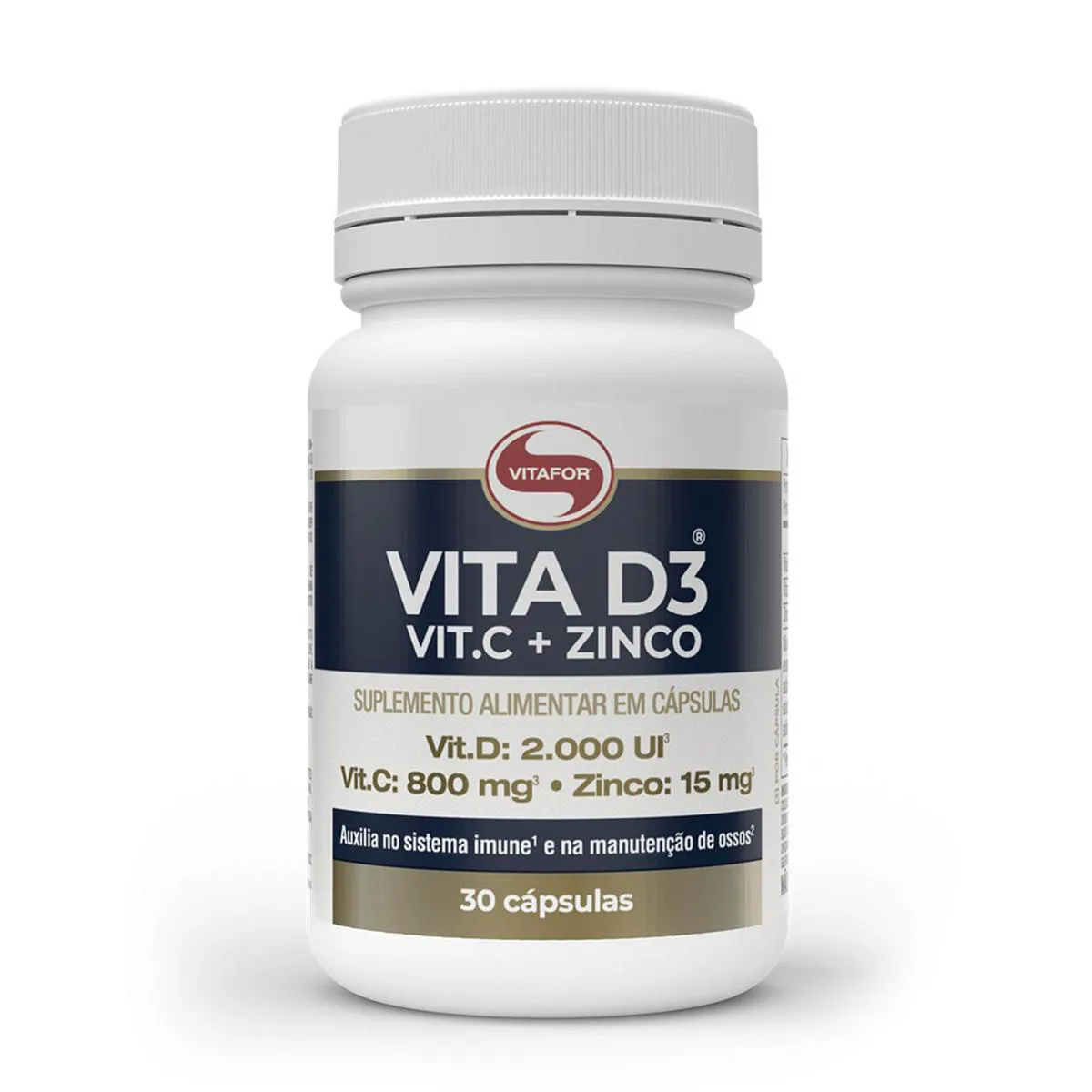 Vita D3 + C + Zinco Vitafor 30 Cápsulas