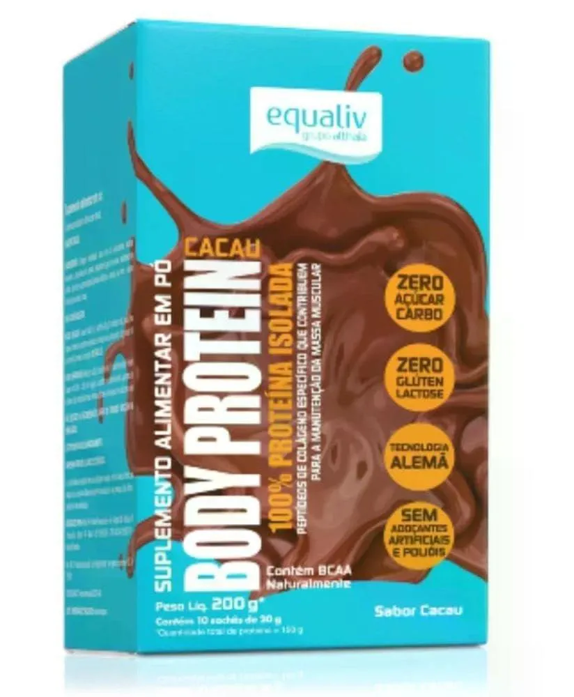 EQUALIV BODY PROTEIN CACAU X10 SCH X20G