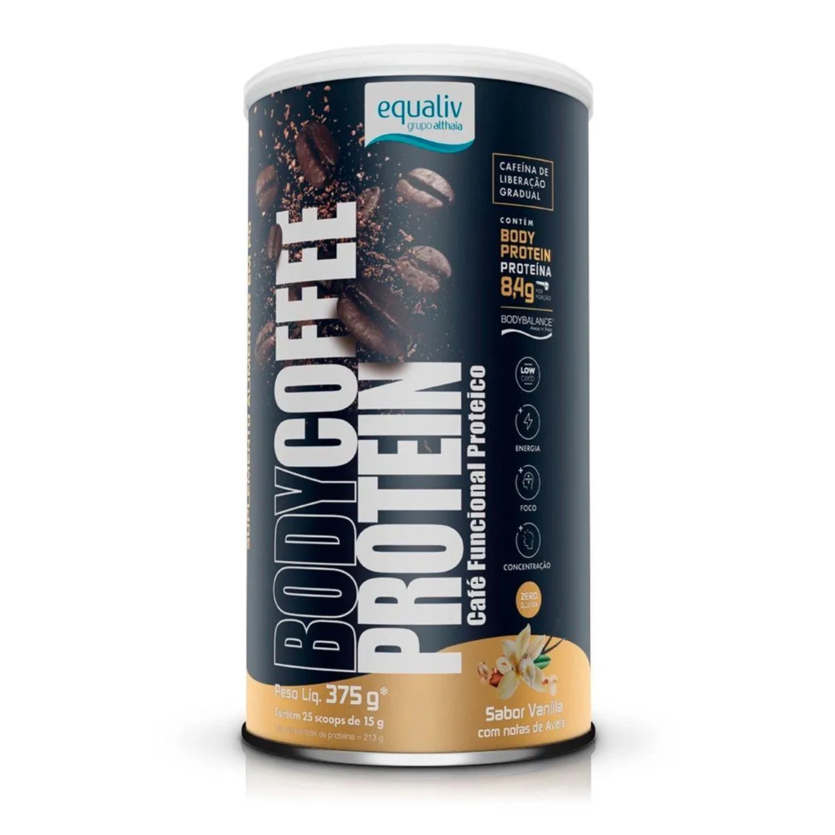 EQUALIV BODY PROTEIN COFFEE VANILLA X375G