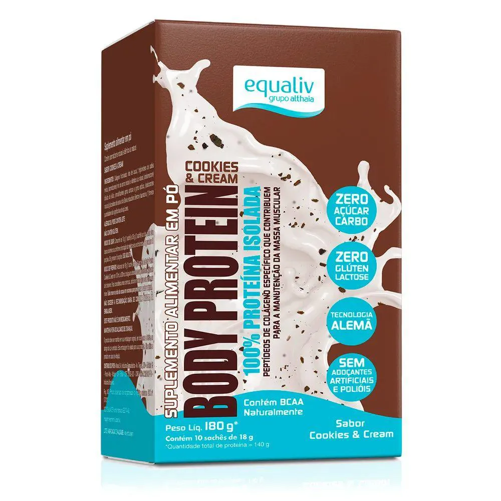 EQUALIV BODY PROTEIN COOKIES X10 SCH X18G
