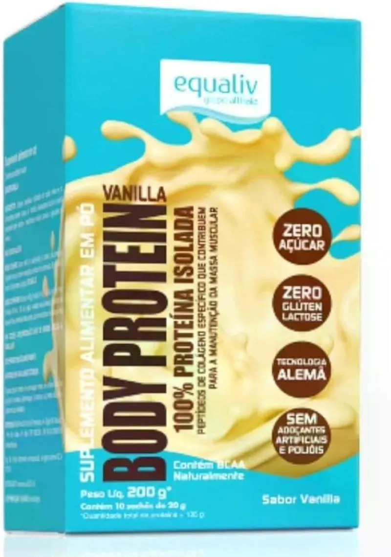 EQUALIV BODY PROTEIN VANILLA X10 SCH X20G
