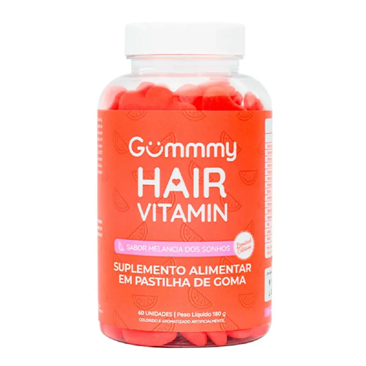 GUMMY HAIR SABOR MELANCIA DOS SONHOS 60 GOMAS - GUMMY