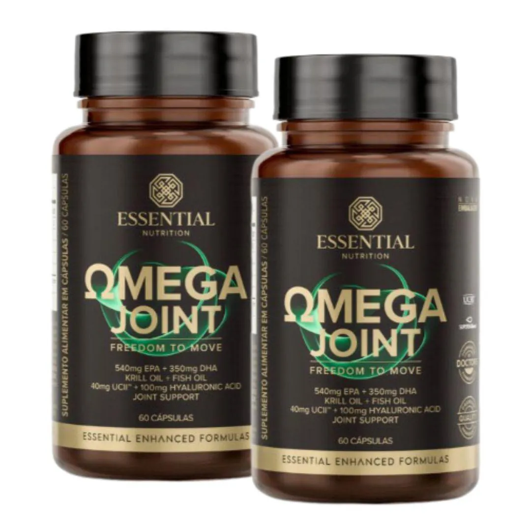 KIT 2X OMEGA JOINT ( OMEGA 3 + COLAGENO TIPO II ) - 60CAPS - ESSENTIAL NUTRITION