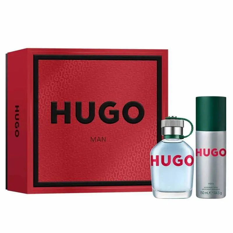 HUGO BOSS MAN EDT 75ML + DEO 150ML - PERFUME MASCULINO