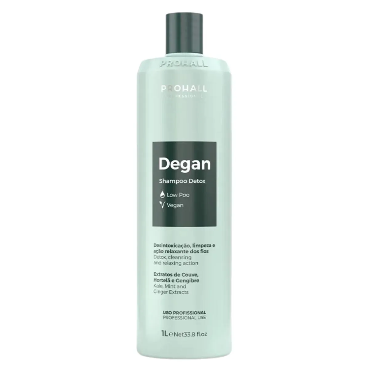 SHAMPOO PROHALL DEGAN DETOX 1L LIMPEZA E AçãO RELAXANTE