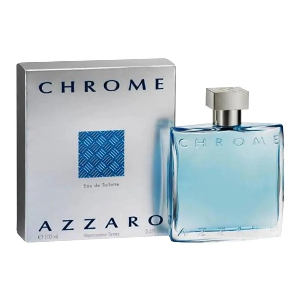 PERFUME MASCULINO AZZARO CHROME EAU DE TOILETTE 100ML