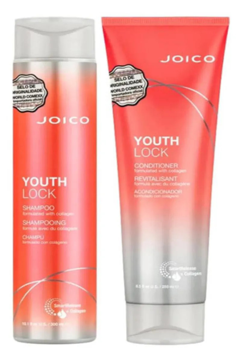 JOICO SHAMPOO + CONDICIONADOR YOUTHLOCK COLLAGEN