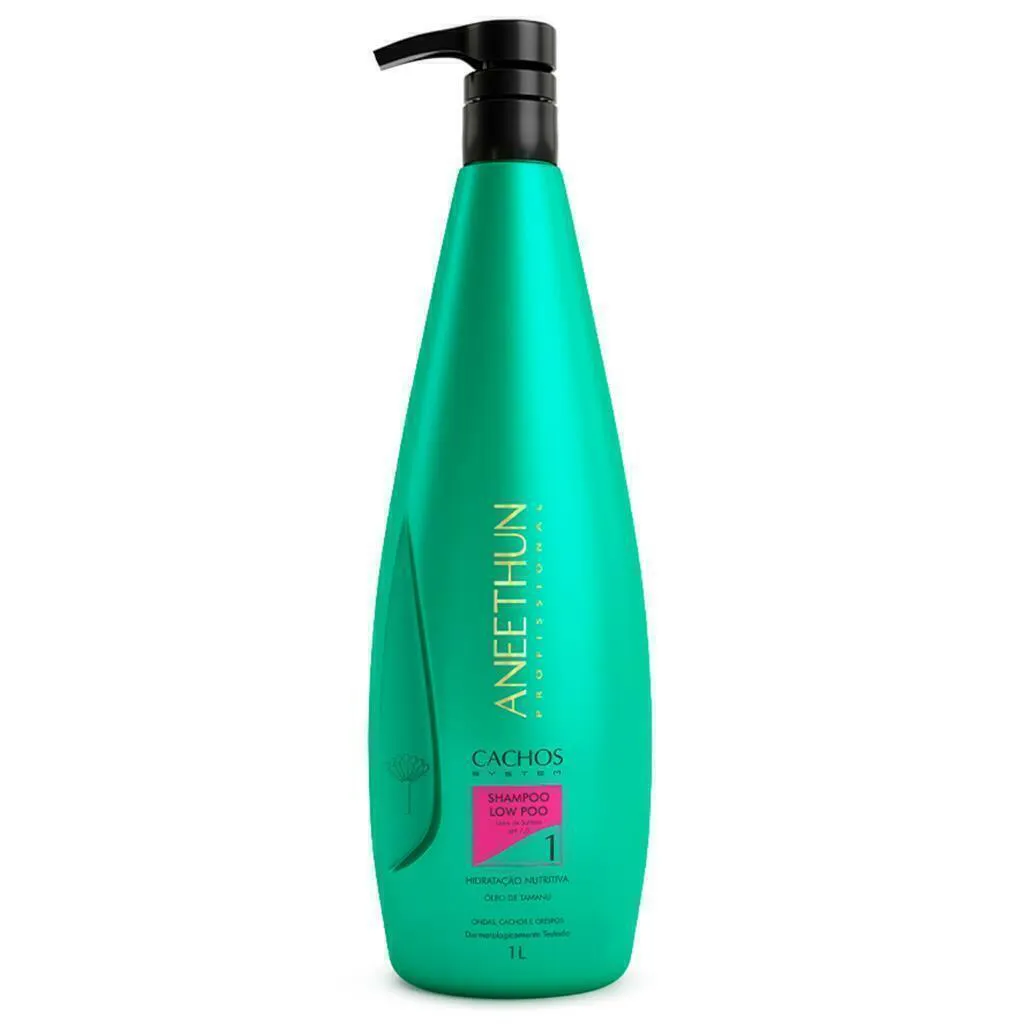 SHAMPOO ANEETHUN CACHOS SYSTEM LOW E NO POO 1 LITRO