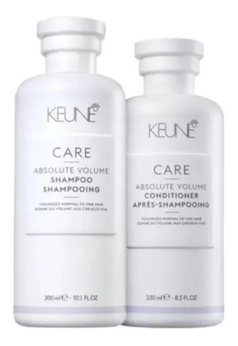 KEUNE SHAMPOO + CONDICIONADOR ABSOLUTE VOLUME