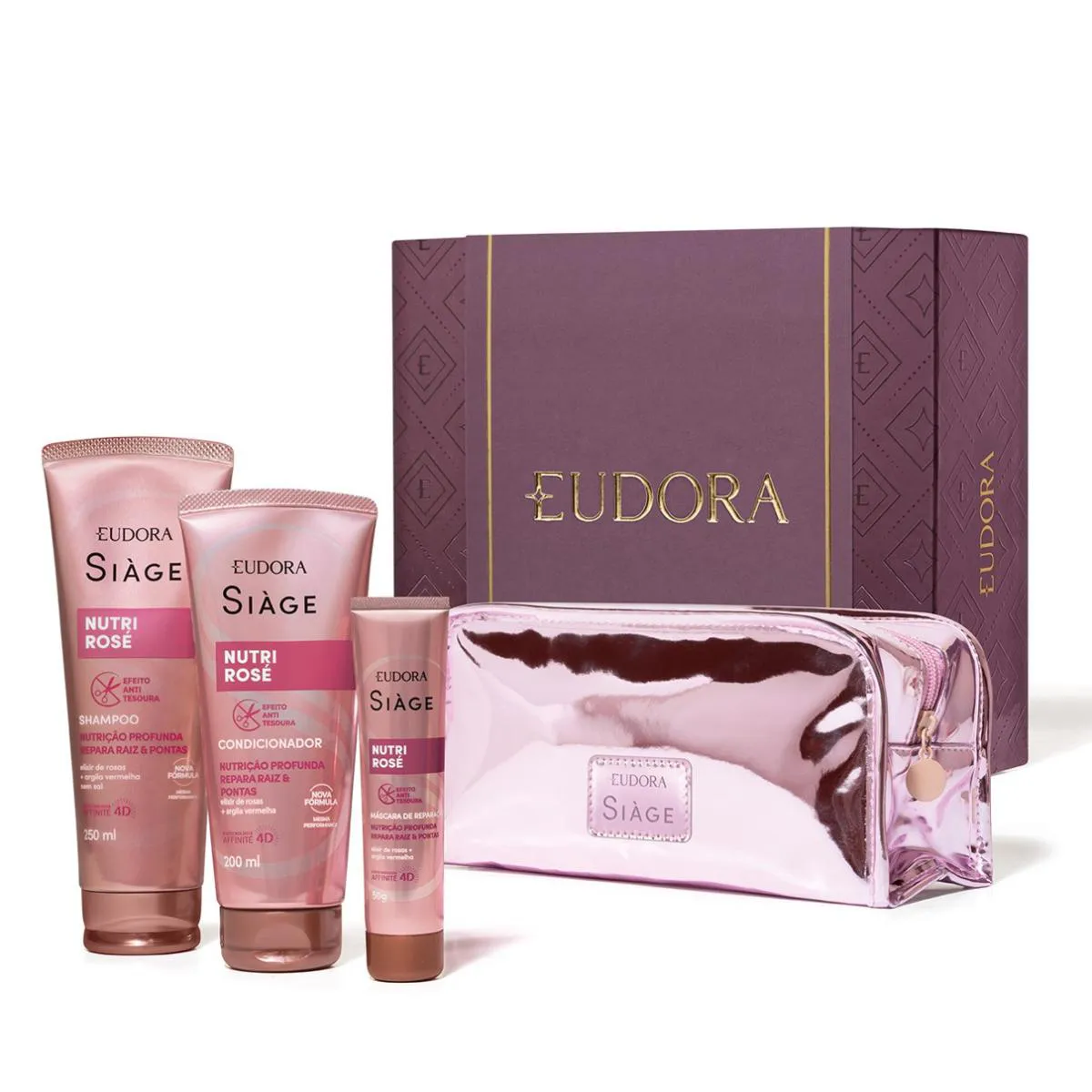 KIT PRESENTE DIA DAS MÃES SIÀGE NUTRI ROSE (4 ITENS)