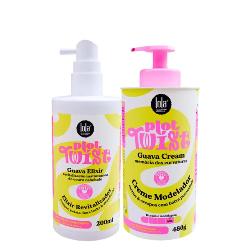 LOLA PLOT TWIST GUAVA ELIXIR REVITALIZADOR + CREME MODELADOR