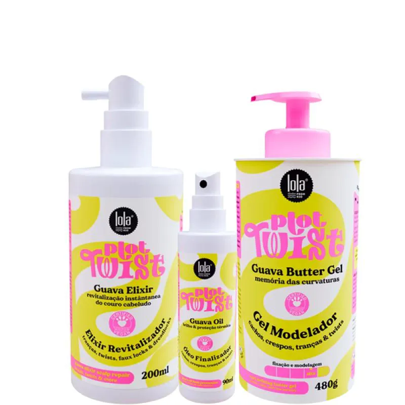 LOLA PLOT TWIST ELIXIR REVITALIZADOR + OIL + GEL MODELADOR