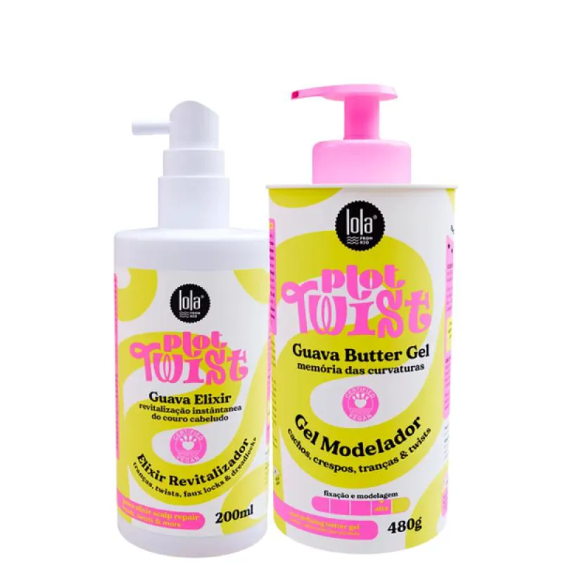 LOLA PLOT TWIST GUAVA ELIXIR REVITALIZADOR + GEL MODELADOR