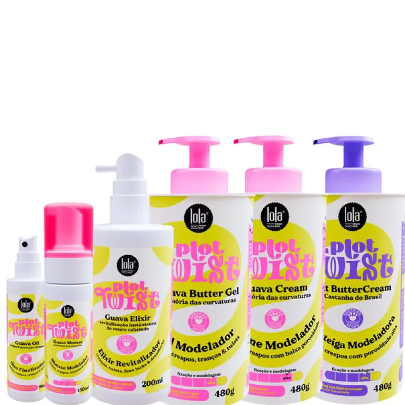 LOLA PLOTTWIST KIT COMPLETO FINALIZAçãO PARA TRANçAS E PENTEADOS