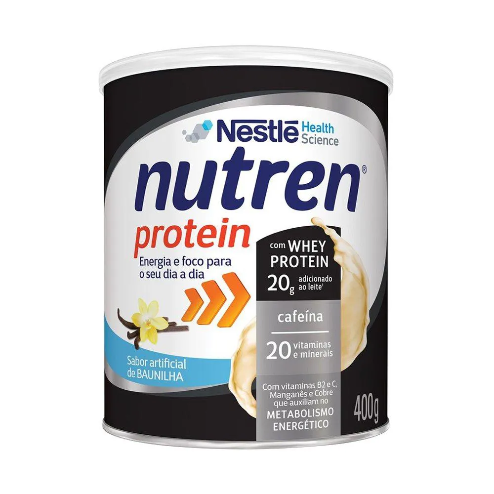 SUPLEMENTO ALIMENTAR NUTREN PROTEIN BAUNILHA 400G