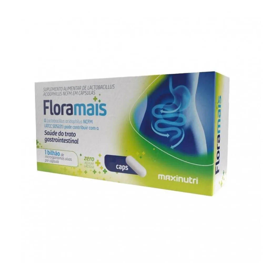 FLORAMAIS 30 CáPSULAS SAúDE E BEM-ESTAR