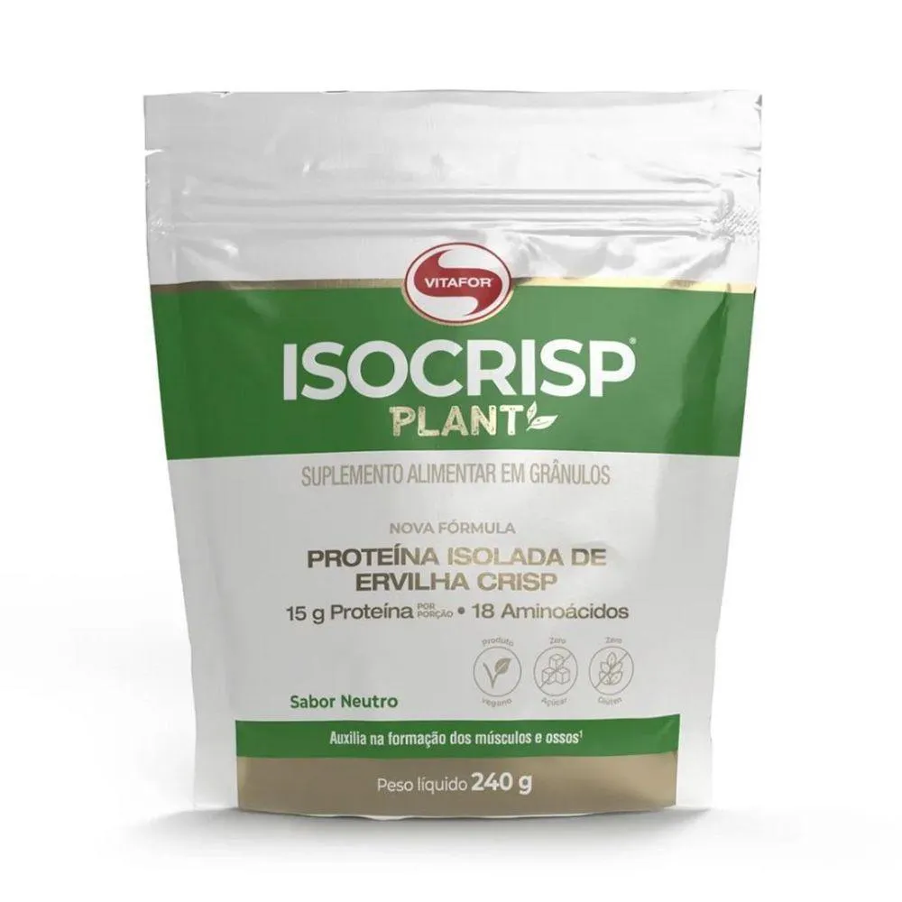 ISOCRISP PLANT REFIL (240G) - SABOR: NEUTRO