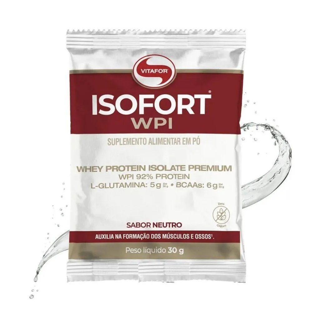 ISOFORT SACHê 30G NEUTRO PROTEíNA PURA