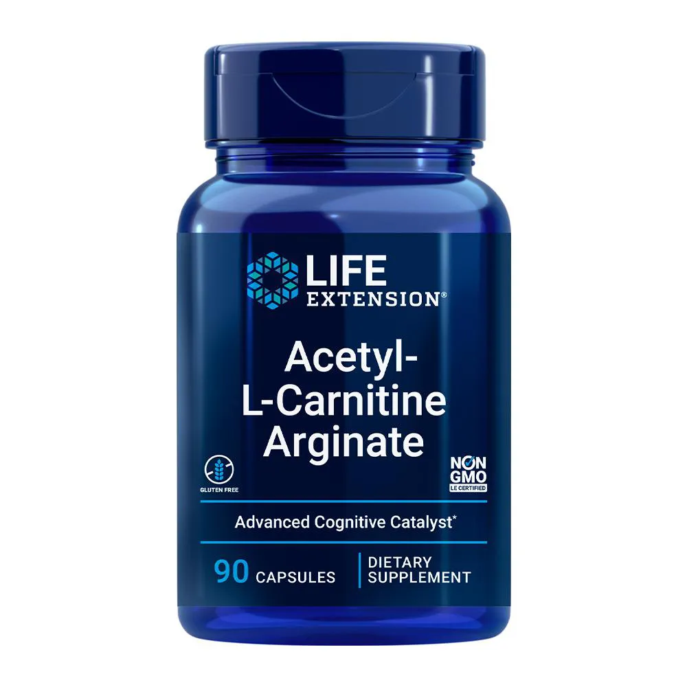 ACETIL-L-CARNITINA ARGINATO LIFE EXTENSION 90 CAPS IMPORTADO